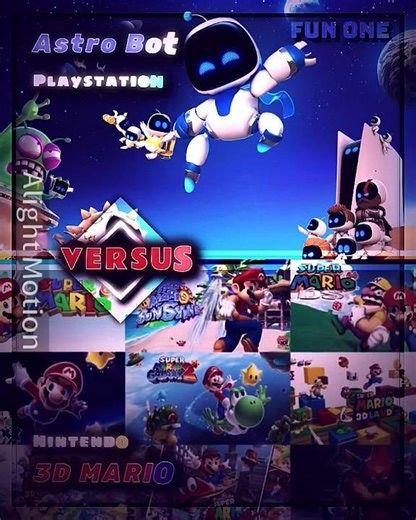 Astro Bot Vs 3D Mario