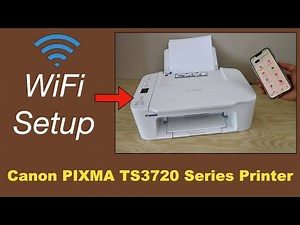 Connect Canon PIXMA TS3720 Printer To Your Smartphone Using Wireless (WiFi Setup).