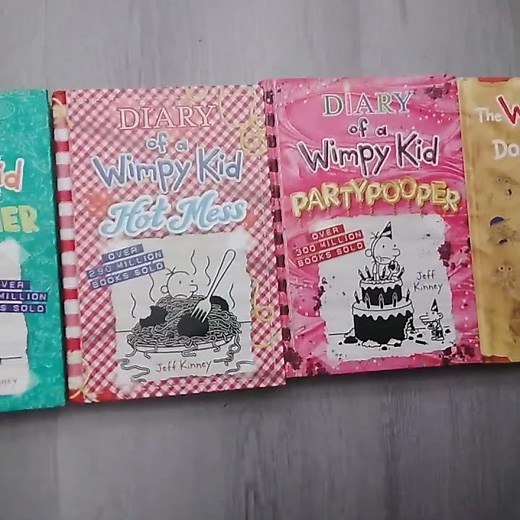 all diary of a wimpy kid books 2📕📘📗📙