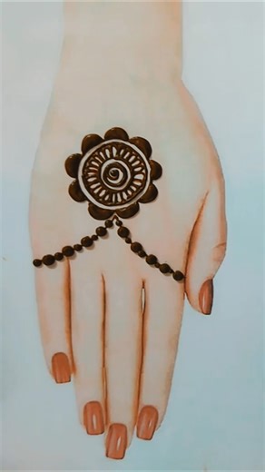 very easy beautiful back hand mehndi design / easy back hand mehndi design | hand mehndi design ||