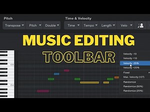 How to Edit MIDI with the Music Editing Toolbar in Studio One Pro