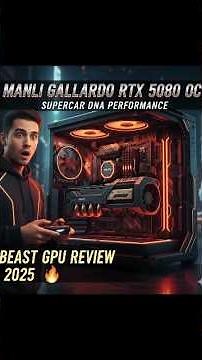 Manli Gallardo RTX 5080 OC – Supercar DNA Performance | Beast GPU Review 2025 🔥
