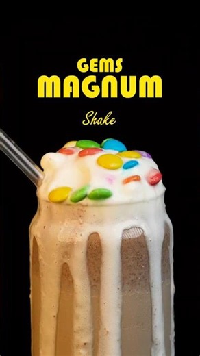 Unlimited M&m Double Chocolate MilkShake #shorts
