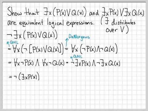 Proof and Problem Solving - Quantifiers Example 06