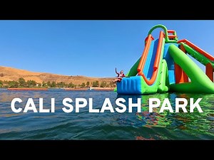 💦 Cali Splash Park in Castaic Lake - Inflatable Bounce Aquapark