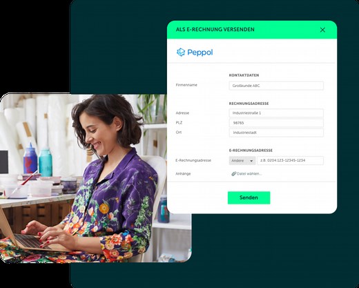 E-Rechnung mit Peppol mit Zervant