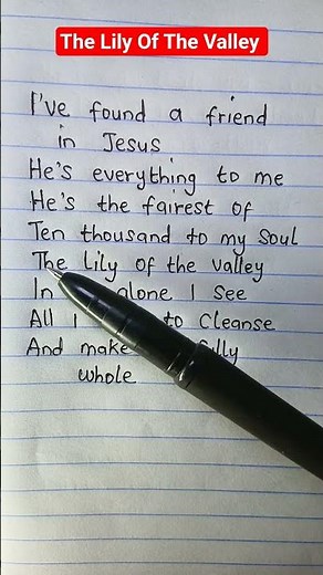 The Lily of the valley #choir #church #songlyrics #shorts
