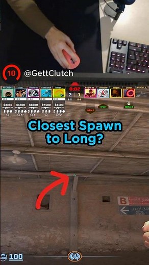 CS2 - Insta Long Doors Smoke on Dust2 #cs2 #csgo #counterstrike #cs2clips #faceit