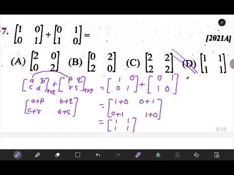 Matrix Class 12 Objective Questions | VVI MCQ | Bihar Board Exam 2026