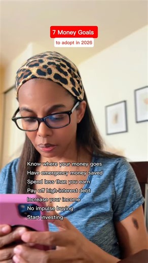 This is my money goals list that I follow. You don’t have to do all of them. Pick one and make it your main goal. #moneytips #financialeducation #2026 #2026goals #personalfinance | Smart Money for Everyone | Facebook