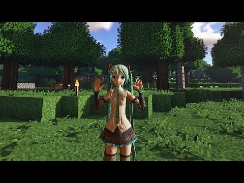 Minecraft v1.10.2 - CustomSteve mod 1.10.2 140beta - Hatsune Miku V4X