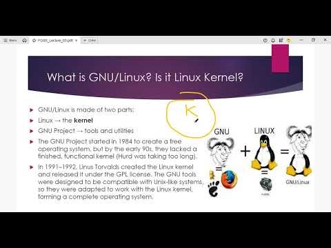 UET 1 2 Free Software & Open Source | Chapter 03 | Part 1 | Introduction to GNU/Linux