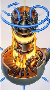 What Actually Happens Inside a Jet Engine #aviation #tutorial #shorts