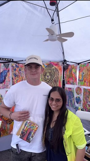 This Is What Trusting the Process Looks Like I didn’t always know who would connect with my art. I just knew I had to keep creating through the quiet shows, the long nights, the moments of doubt. I trusted the process. Not just the paint and the prep… But the deeper process: ✨ Of showing up with my whole heart ✨ Of believing that the right people would feel what I felt ✨ Of letting go of control and letting the work speak And then…this. These moments. Collectors holding the pieces that whispered