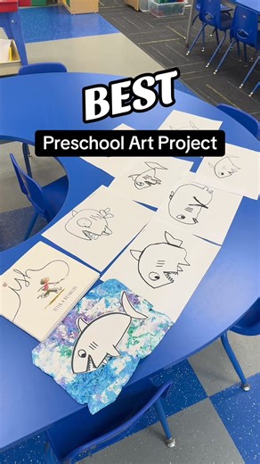 Discover one of our favorite art projects of the year, inspired by the book by Peter Reynolds about a boy who learns a valuable lesson about self-expression through drawing. We begin by reading this touching story, which explores themes of creativity and acceptance. After the story, the students engage in a directed drawing of a shark, embracing the idea that their creations don't need to be perfect—they just need to be "sharkish." Following the drawing, an adult helps by cutting out the shark. 