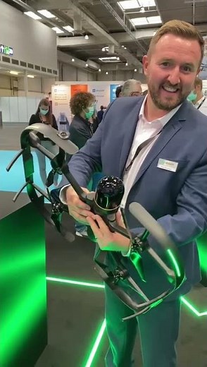 A quick demonstration of the folding mechanism on the Leica BLK2FLY flying laser scanner!