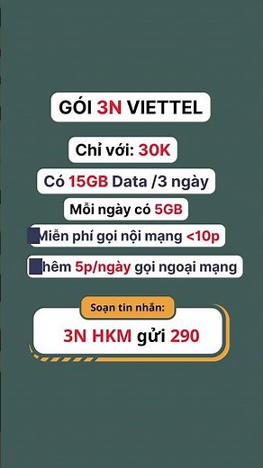 How to Register for Viettel 4G Packages (3-Day or 7-Day) – Access the Internet Without Worrying A...
