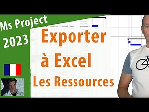 Ms Project 2023 ● 🎯 Apprenez à Exporter les Ressources de Ms Project vers Excel ! 📊💼 ● Simple