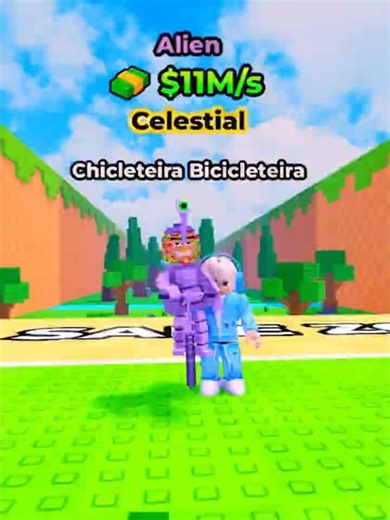 👽Alien Chicleteira Bicicleteira 🚲 Celestial #roblox #kickaluckyblock