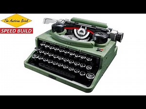 LEGO Speed Build LEGO Ideas 21327 Typewriter