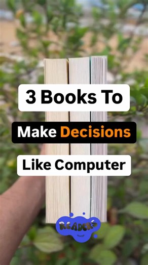 5.7K views · 38 reactions | 3 BOOKS TO MAKE DECISIONS LIKE COMPUTER | Reader's Lounge | Facebook
