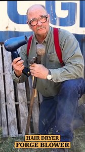 30K views · 743 reactions | Hair Dryer Forge Blower⚒️ | Black Bear Forge | Facebook