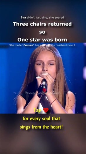 evey where talent on Instagram: "🎤 At just 10 years old, Eva Timush stepped onto the stage of Голос Дети (The Voice Kids Russia) and performed “I Love You” by Lara Fabian — a song that demands emotional maturity and vocal control far beyond her years. It was Season 1, 2014, the very beginning of the show’s legacy — and Eva helped define it. ✨ Her blind audition was electric. Dressed simply, with her hair down and her gaze steady, she stood under the spotlight and delivered a performance that fe