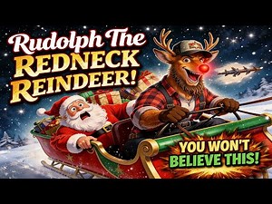 🎄 “RUDOLPH THE REDNECK REINDEER ” 🎄