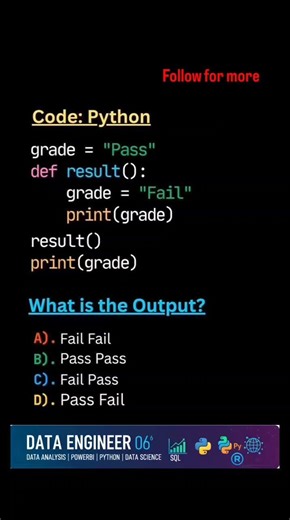 data engineer 06 follow on YouTube for bigger #dataanlysis #quiz #datagrip