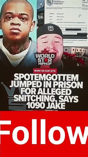 SpottemGottem Allegedly Jumped In Prison for Snitching😱#spottemgottemtypebeat #spottemgottem