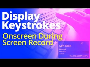 Show / Display Keystrokes on your screen in windows 11 for Tutorials & Demos | 2023