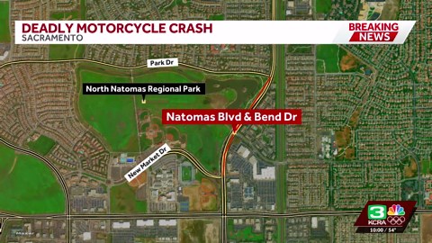 Motorcyclist killed in North Natomas crash, police say