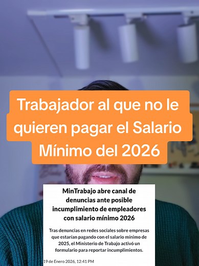 Salario Mínimo 2026: Denuncias para Trabajadores