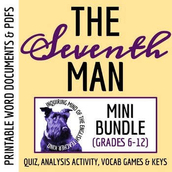 "The Seventh Man" by Haruki Murakami Quiz, Worksheet, and Vocabulary Activities