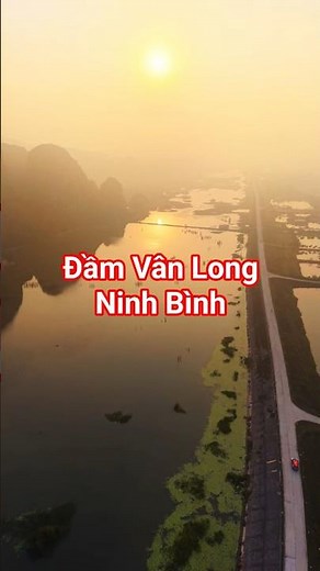 Van Long Lagoon, Ninh Binh | #vf9roadtrip #ninhbinh #damvanlong
