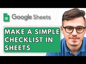 How To Make a Simple Checklist in Google Sheets [2025 Guide]