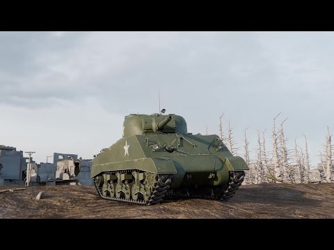 [4K] M4 Sherman vs Ha-go Light tank | Roblox Animation