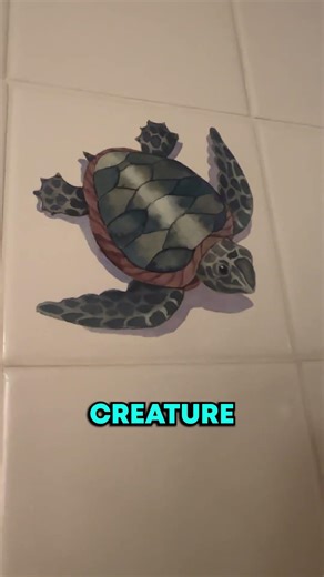 Covered Up Vintage Tiles😮🐢