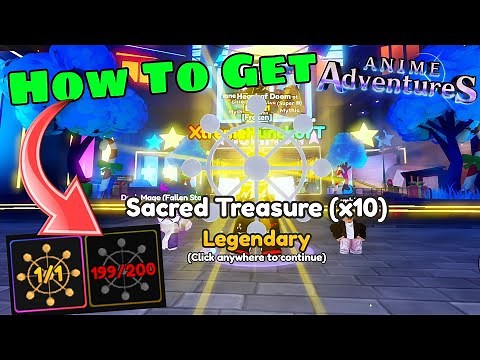 BEST Way To Farm Sacred Treasure In Anime Adventures