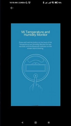How to setup Mi Temperature and Humidity Monitor with Mi Home app