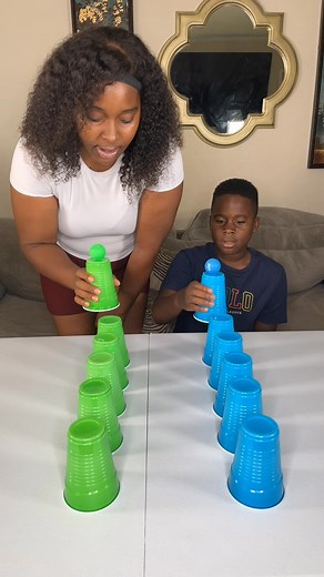 2.7K views · 37 reactions | Stack Cup Challenge but Don’t drop the ball  #stackingcups #familygamenight #familygames | Owens family 25 | Facebook