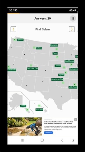 50 Capitals? easy 🫠 #countries #geography #capitals #sprocle