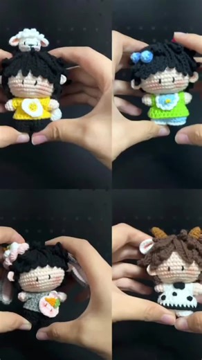 Cute Mini Dolls Crochet Ideas for Handmade Gifts