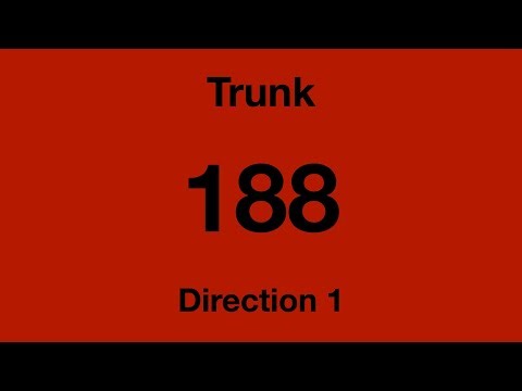 [SMRT Buses] Trunk Bus Service 188 - Direction 1 Hyperlapse