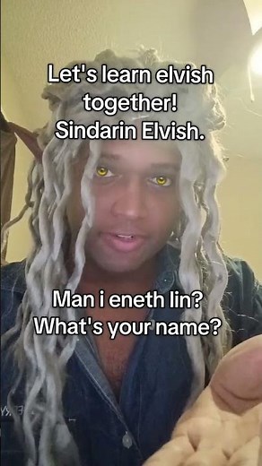 Learn Elvish. (Sindarin) #lotr #elvish #dnd