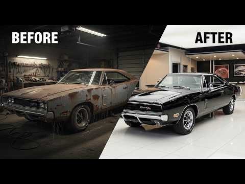 1970 Dodge Charger R/T Restoration 🔥 Rust to Showroom Condition | Full Interior Rebuild