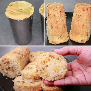 807K views · 5.5K reactions | SUPER SPONGE EGGLESS CAKE IN GLASS FULL...