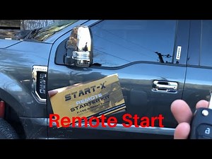 Remote Start F-250 powerstroke 2017-2019 NO HONK