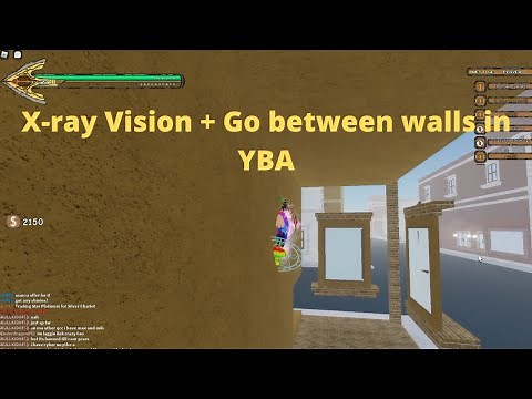 YBA X-ray Vision + Go Through Walls Glitch! (Tutorial)