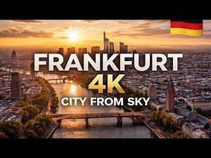 Frankfurt from Above 🇩🇪 | 4K Cinematic Aerial City View & Skyline Tour Skyline & City Views 1080p